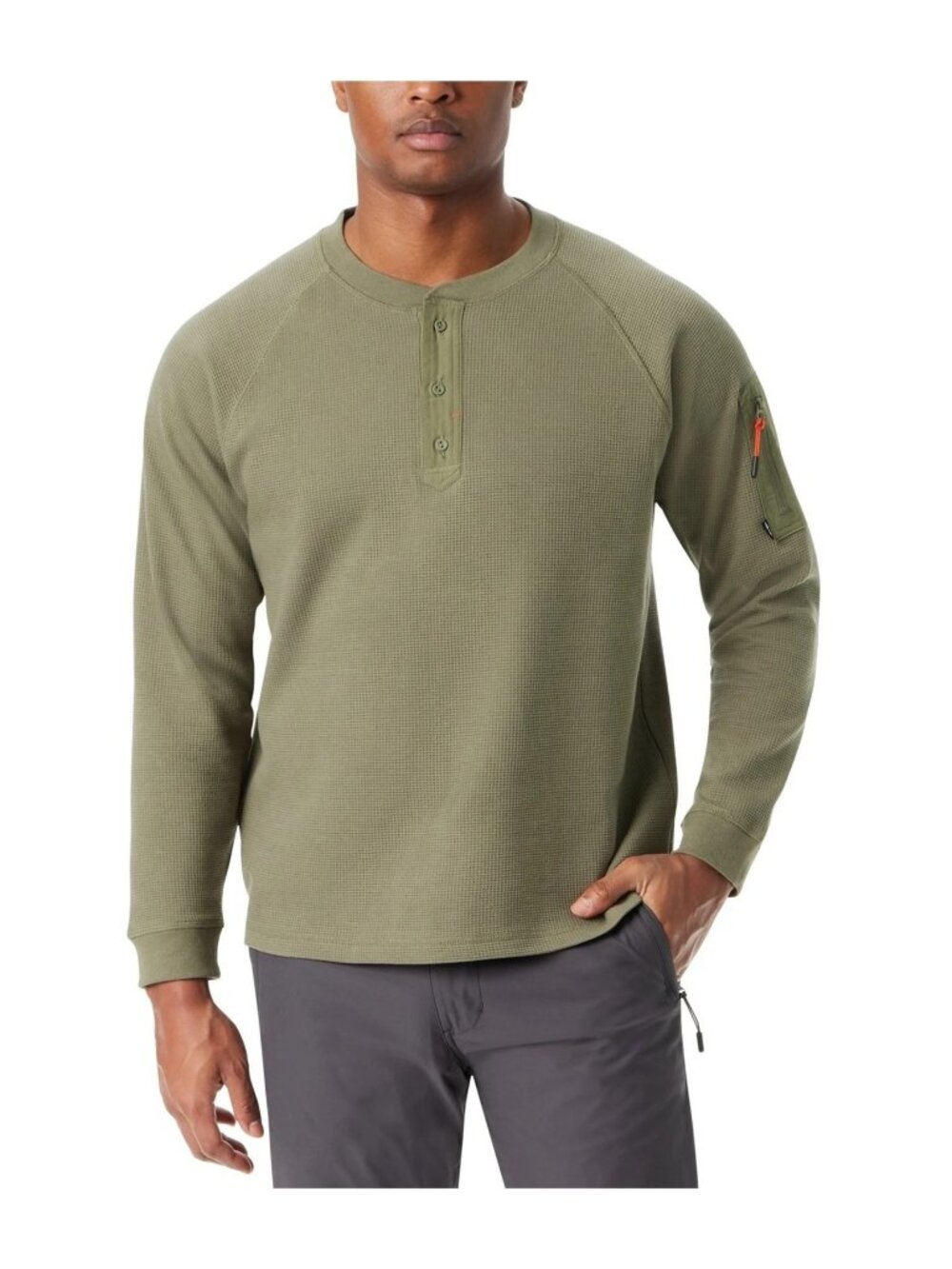 NWT Bass Outdoor Men's XXL Performance Thermal Long Sleeve Shirt Deep Green